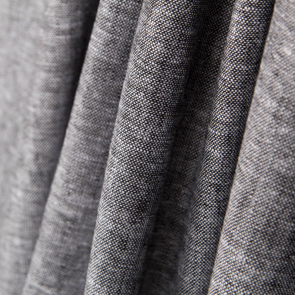 Linho Viscose Preto Vigoré - Ribes y Casals