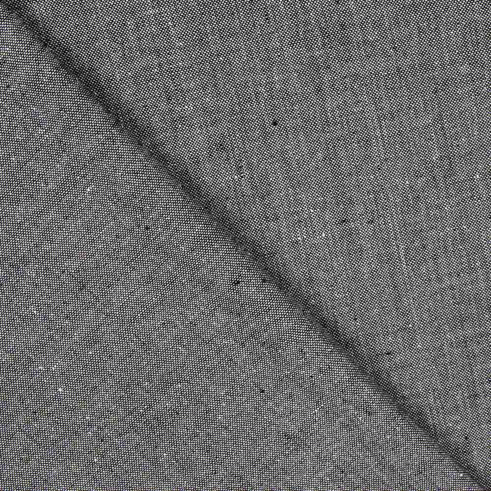 Linho Viscose Oxford Cinza Médio - Ribes y Casals