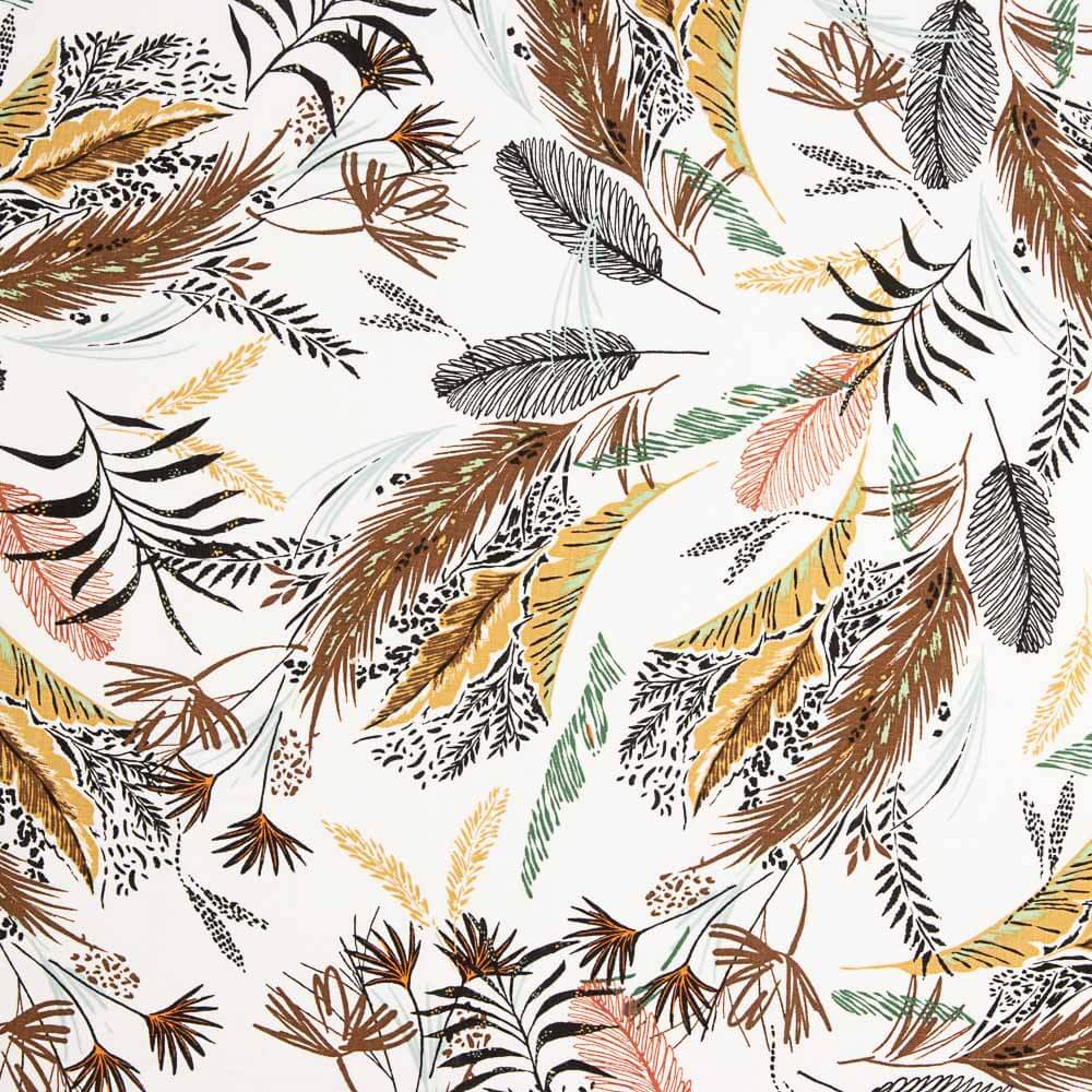Linho Viscose Tropical Marrom - Ribes y Casals