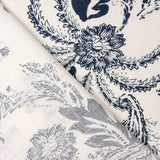 Algodão Linho Estampado Caxemira Azul-marinho - Ribes y Casals