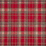 Loden Poliéster Xadrez Vermelho - Ribes y Casals