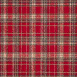 Loden Poliéster Xadrez Vermelho - Ribes y Casals