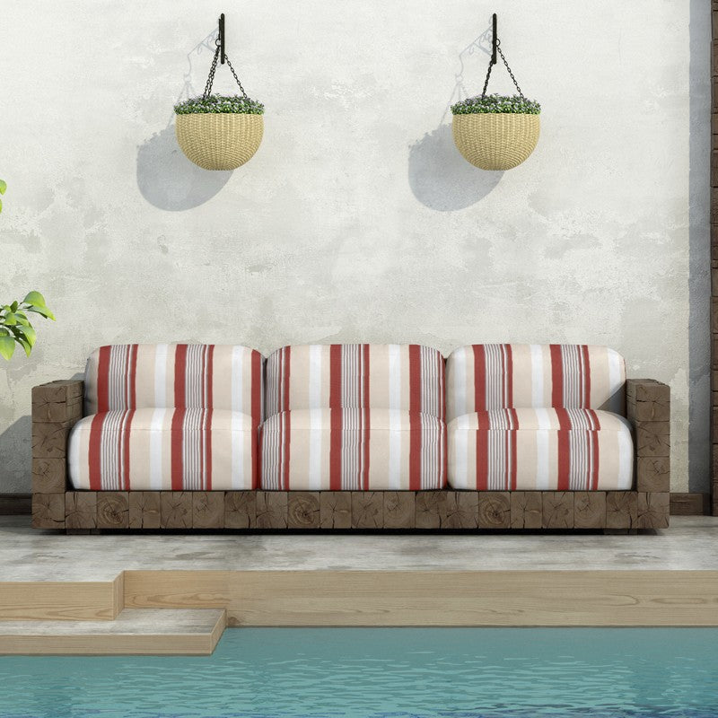 Lona Exterior Listras Encarnada - Ribes y Casals