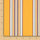 Lona para exterior em Teflon com riscas largas variáveis, amarela, 320 cm - Ribes y Casals