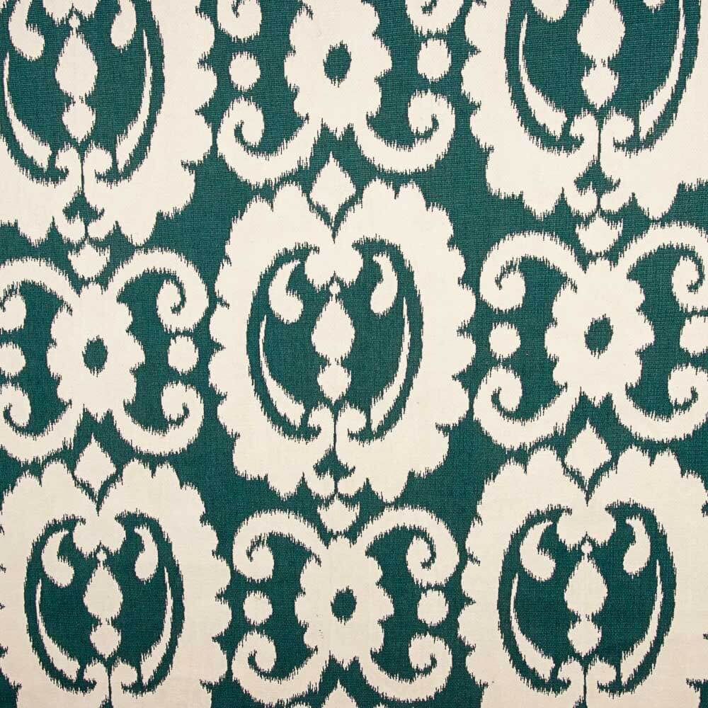 Lona Chenille Medalhão Verde Maxi - Ribes y Casals
