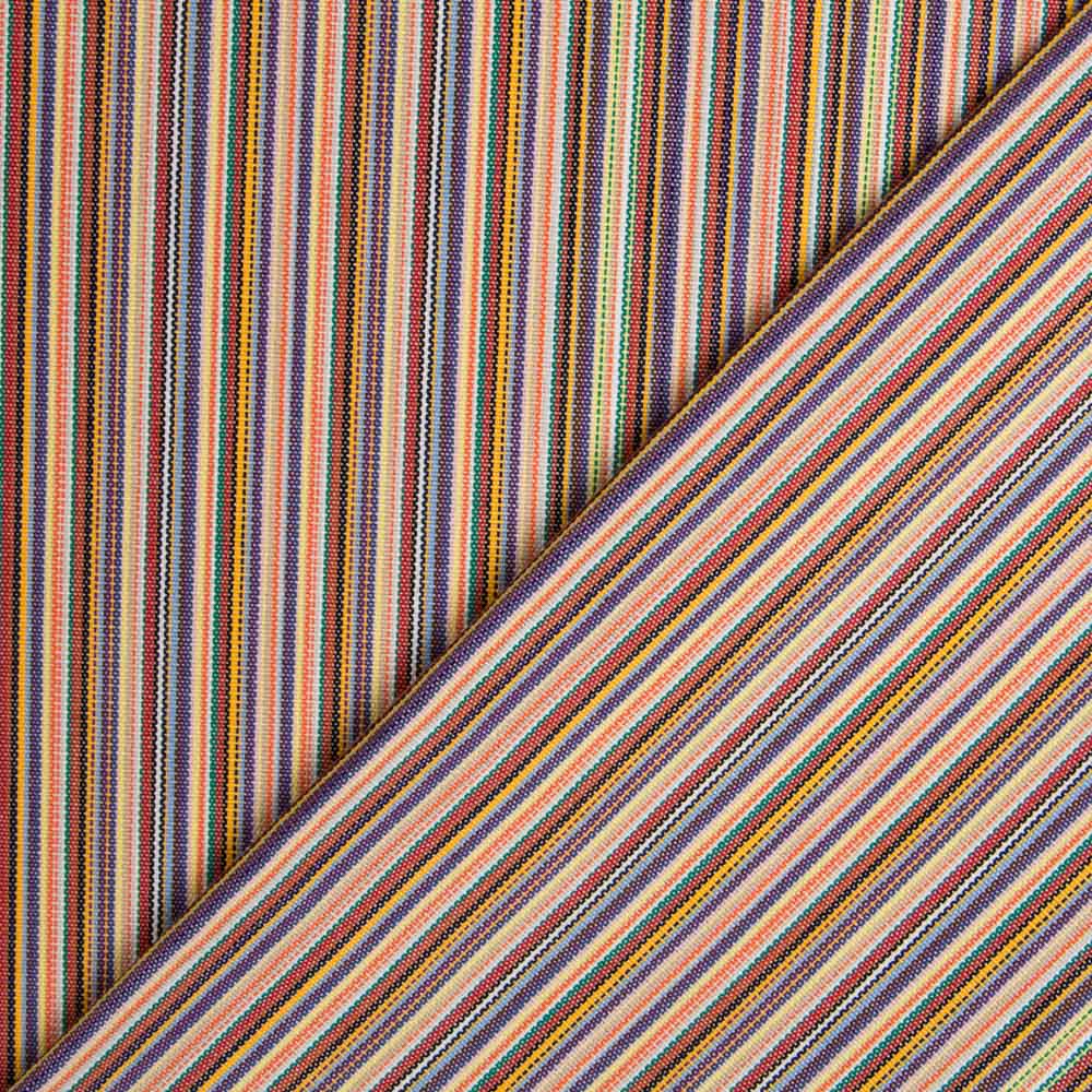 Lona Exterior Teflon Listras Mini Castanho - Ribes y Casals