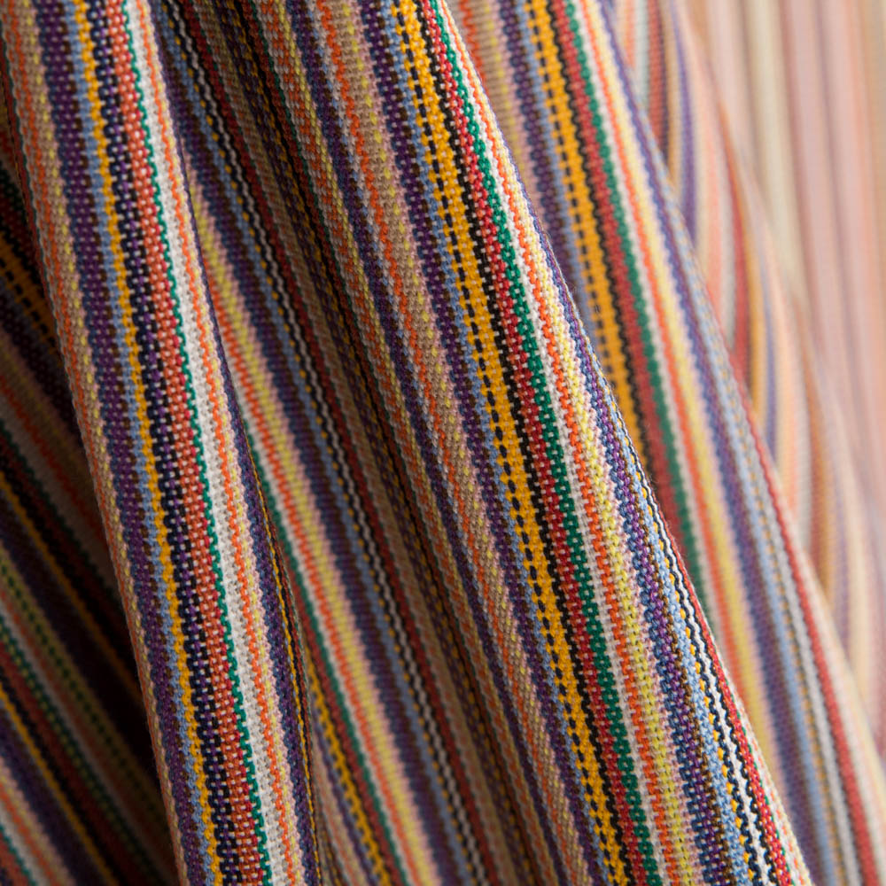 Lona Exterior Teflon Listras Mini Castanho - Ribes y Casals