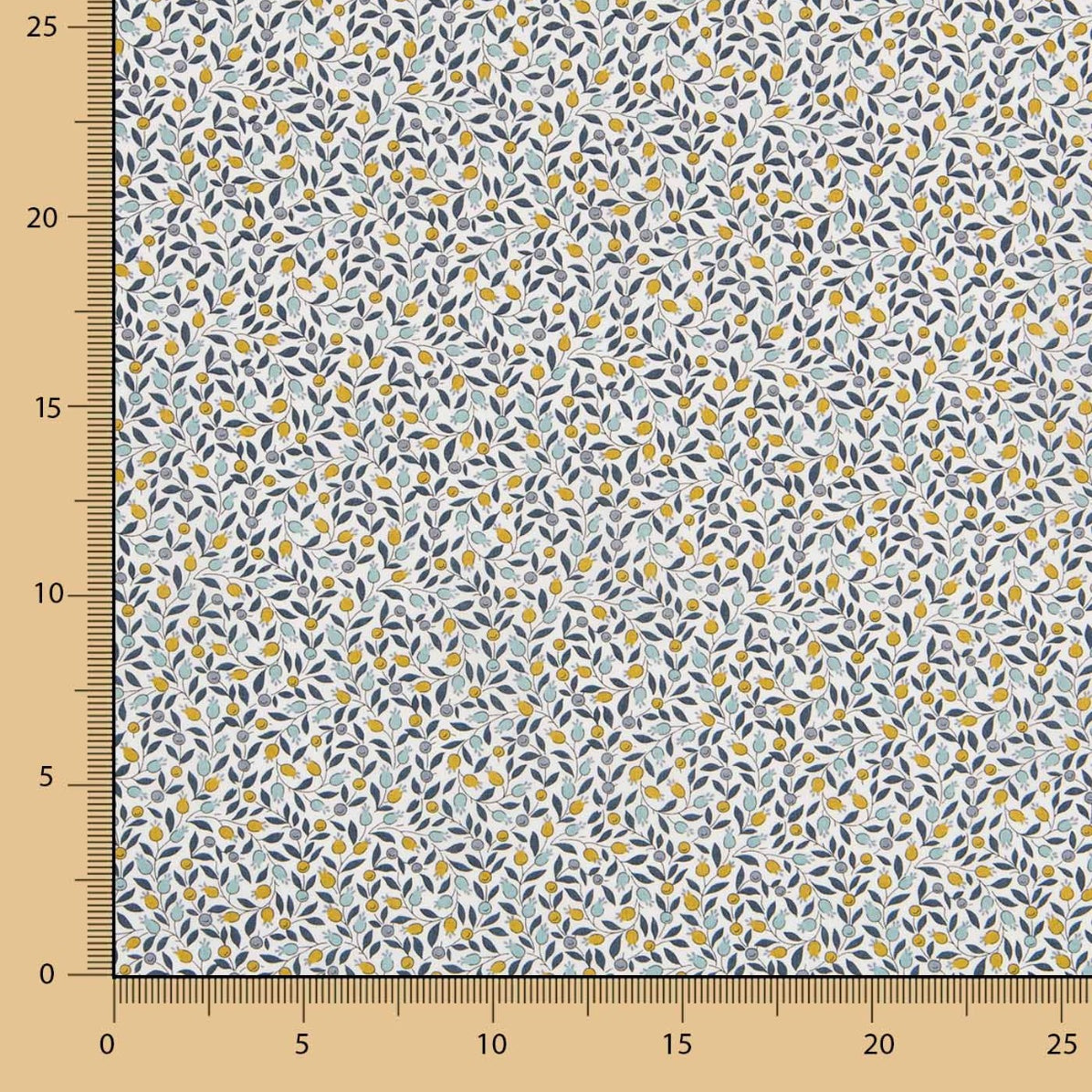 Algodão Liberty London Caxemira Canard - Ribes y Casals