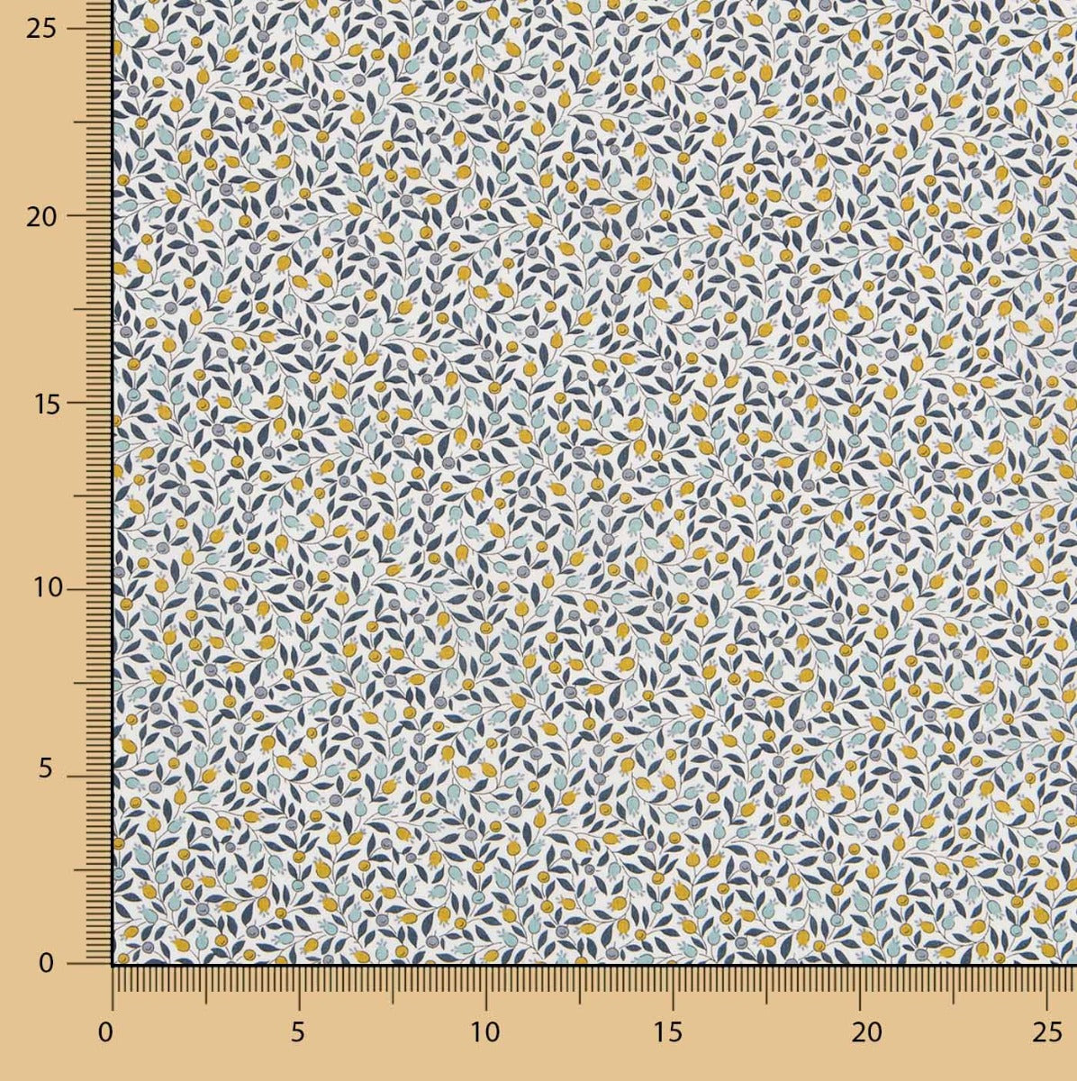 Algodão Liberty London Caxemira Canard - Ribes y Casals