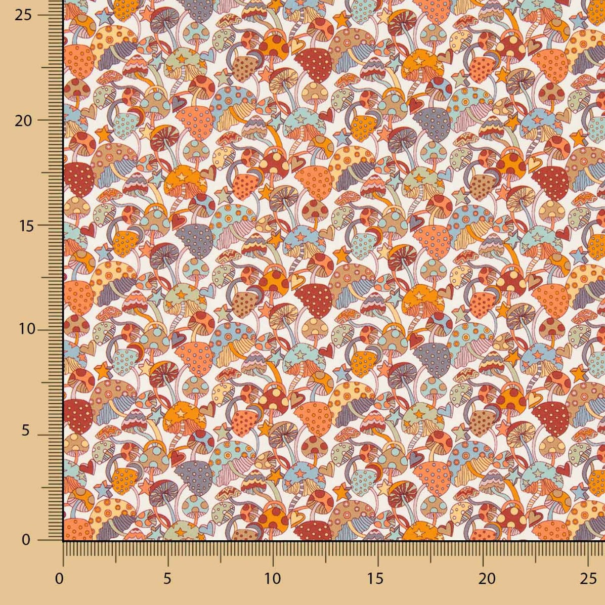 Algodão Liberty London Spring Amarelo - Ribes y Casals