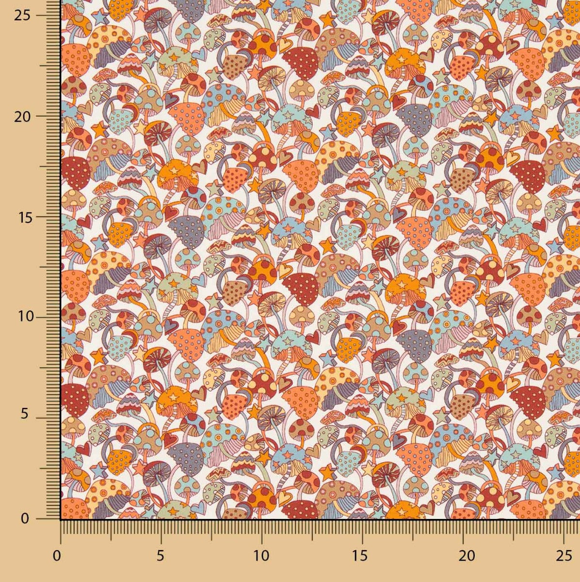 Algodão Liberty London Spring Amarelo - Ribes y Casals