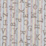 Tecido Lona Abecedário Colorido - Ribes y Casals