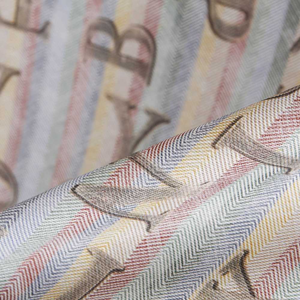 Tecido Lona Abecedário Colorido - Ribes y Casals