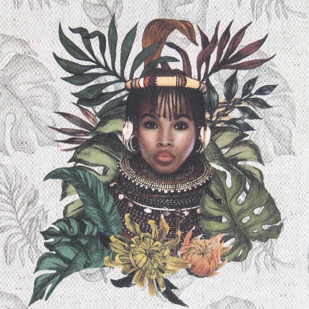 Retal Loneta Algodón African Warriors 170x280 cm - Ribes y Casals