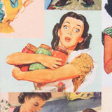 Lona de Algodão Estampada 50&#39;s - Ribes y Casals