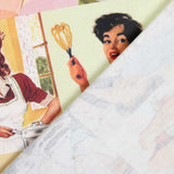 Lona de Algodão Estampada 50&#39;s - Ribes y Casals