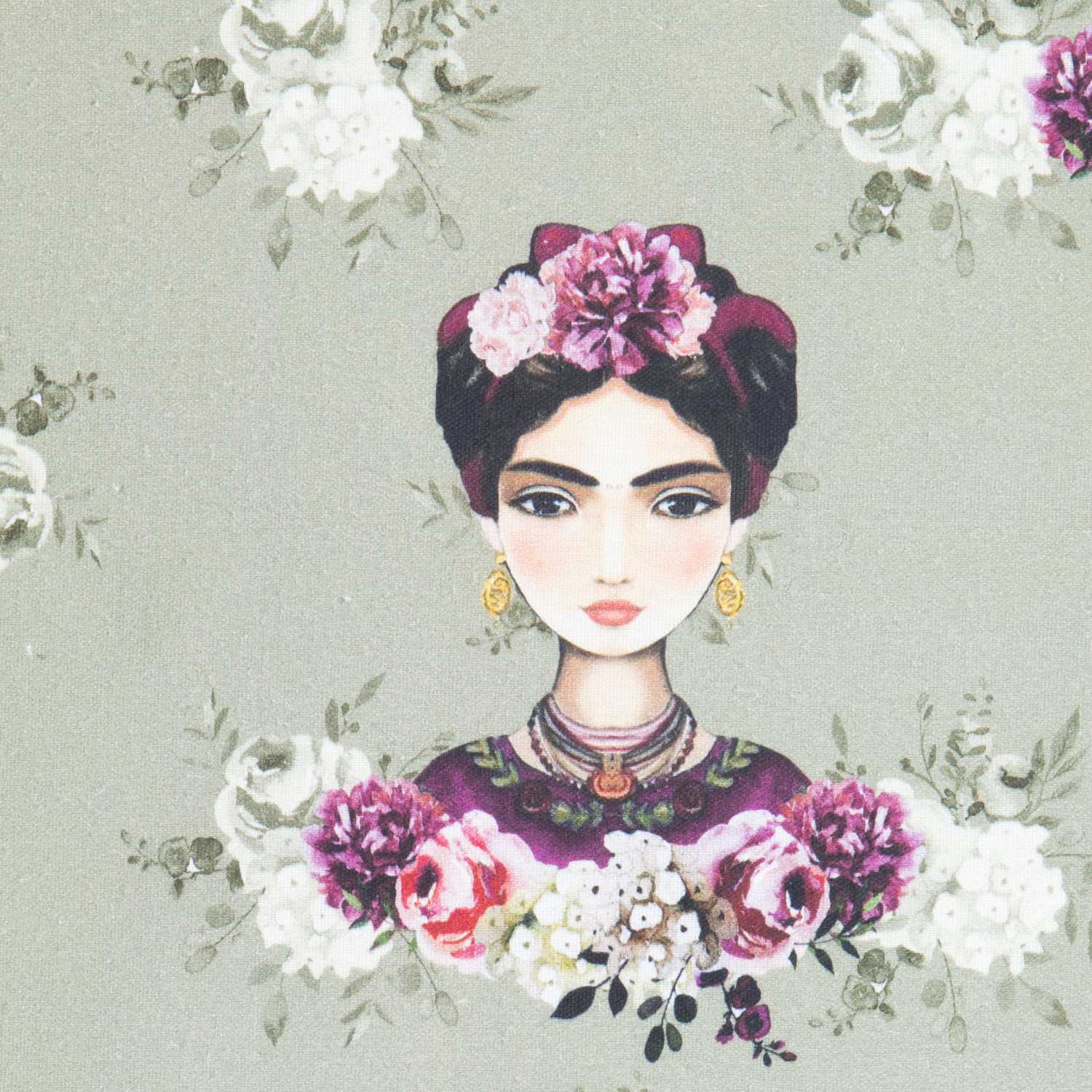 Lona de Algodão Frida Kahlo - Ribes y Casals