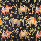 Lona de Algodão Filipinas Preta - Ribes y Casals