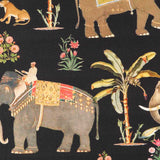 Lona de Algodão Filipinas Preta - Ribes y Casals