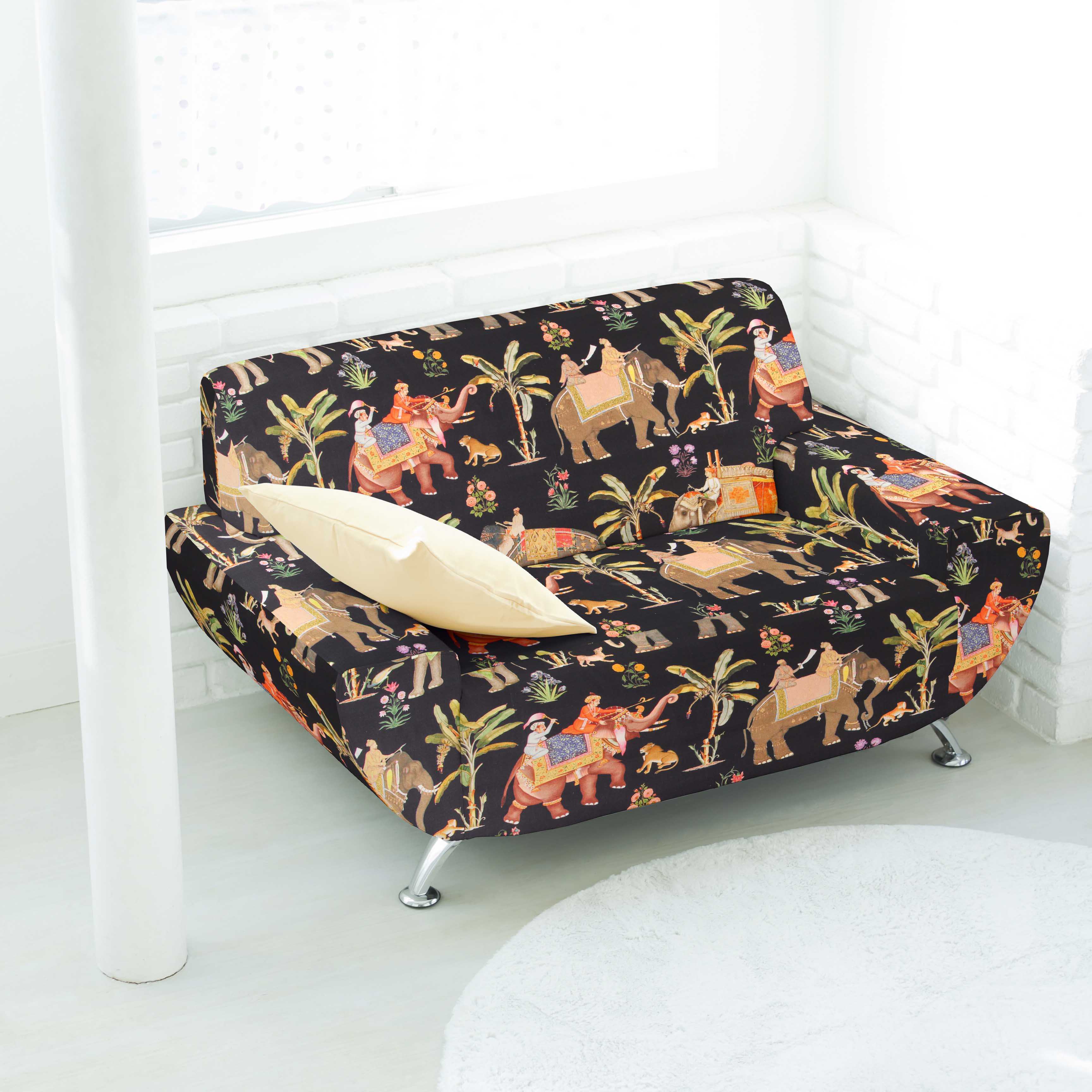 Lona de Algodão Filipinas Preta - Ribes y Casals