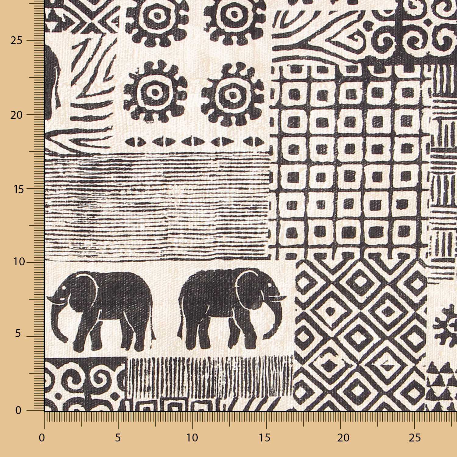 Lona de Algodão Jeroglífico - Ribes y Casals