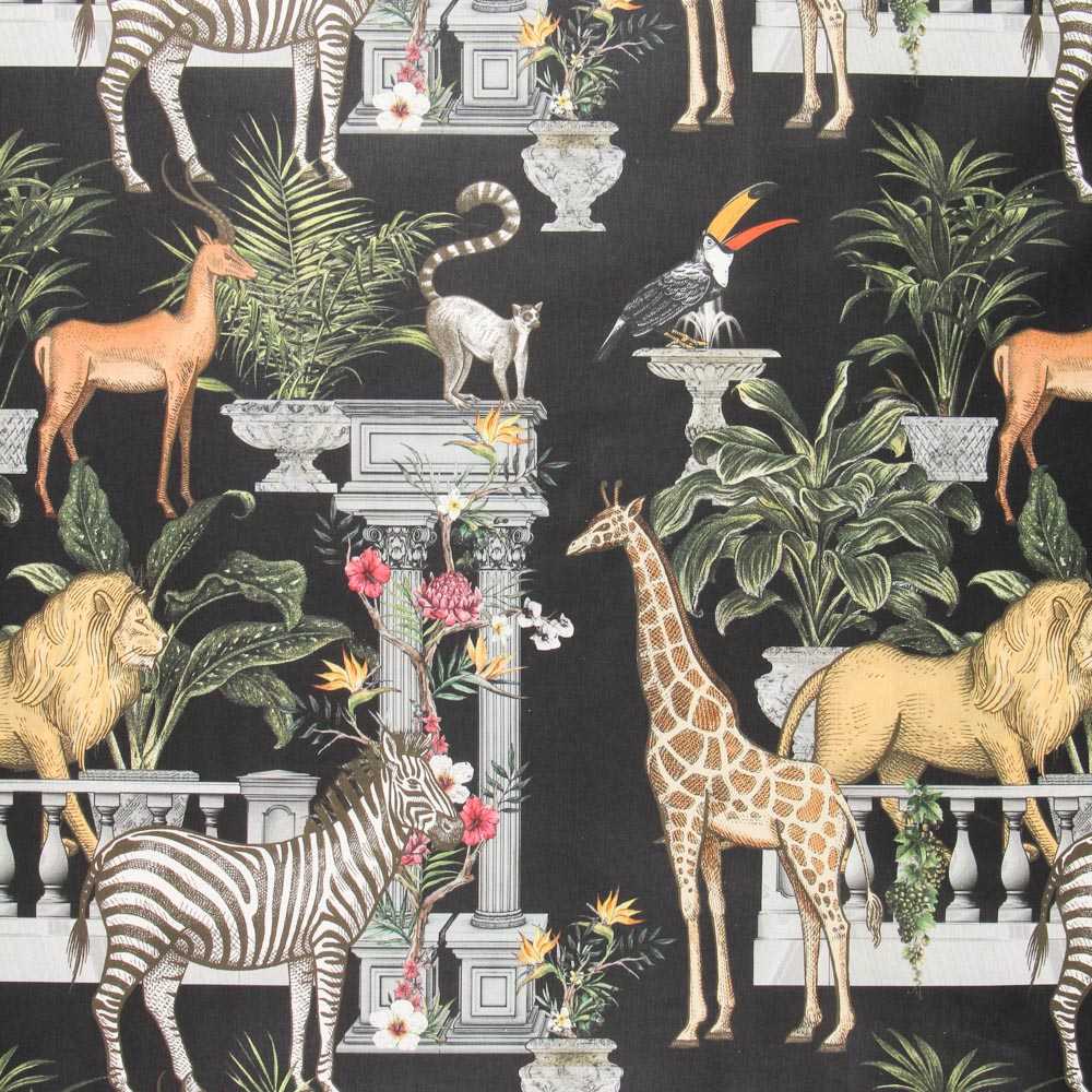 Lona de Algodão Jungle Ruins - Ribes y Casals