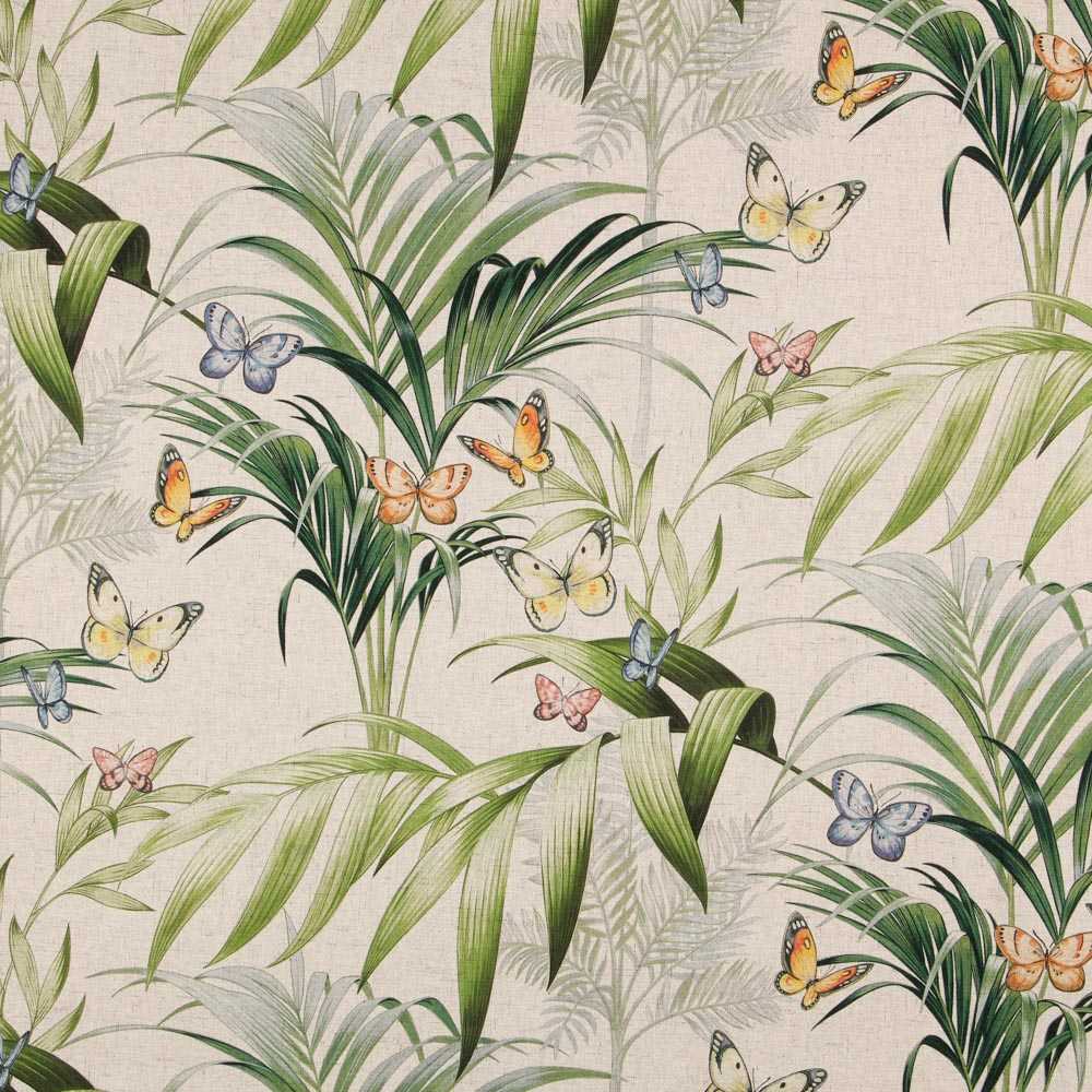 Lona de Algodão Borboletas Rústica - Ribes y Casals
