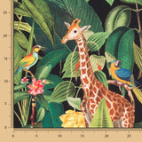 Lona Algodo Safari Preta - Ribes y Casals