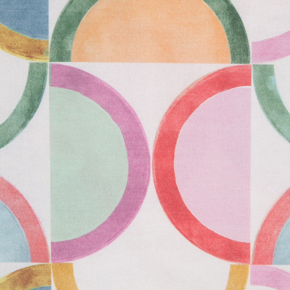 Loneta Algodón Digital Hojitas Verdes - Ribes y Casals