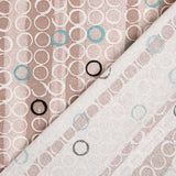 Tecido Lona Anéis Turquesa - Ribes y Casals