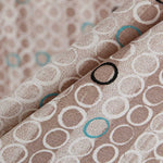 Tecido Lona Anéis Turquesa - Ribes y Casals