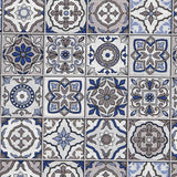 Tecido Lona Azulejos Azul - Ribes y Casals