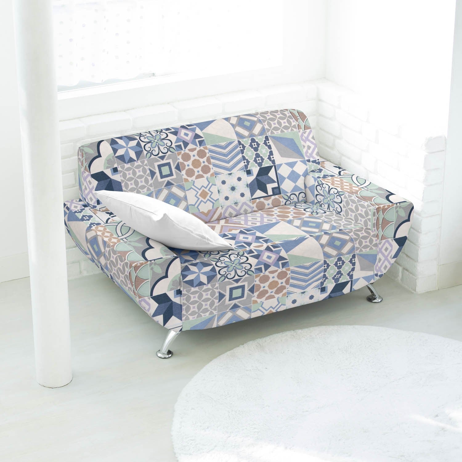 Lona Estampada Ladrilhos Coloridos - Ribes y Casals