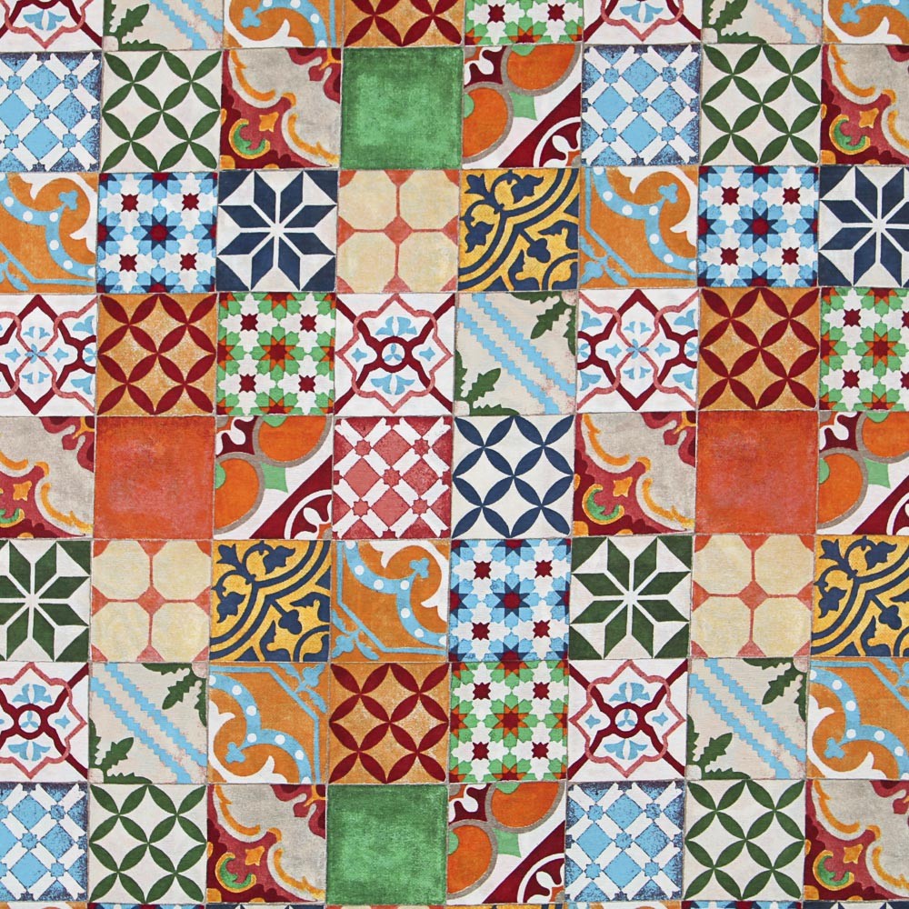 Lona Azulejos Coloridos - Ribes y Casals