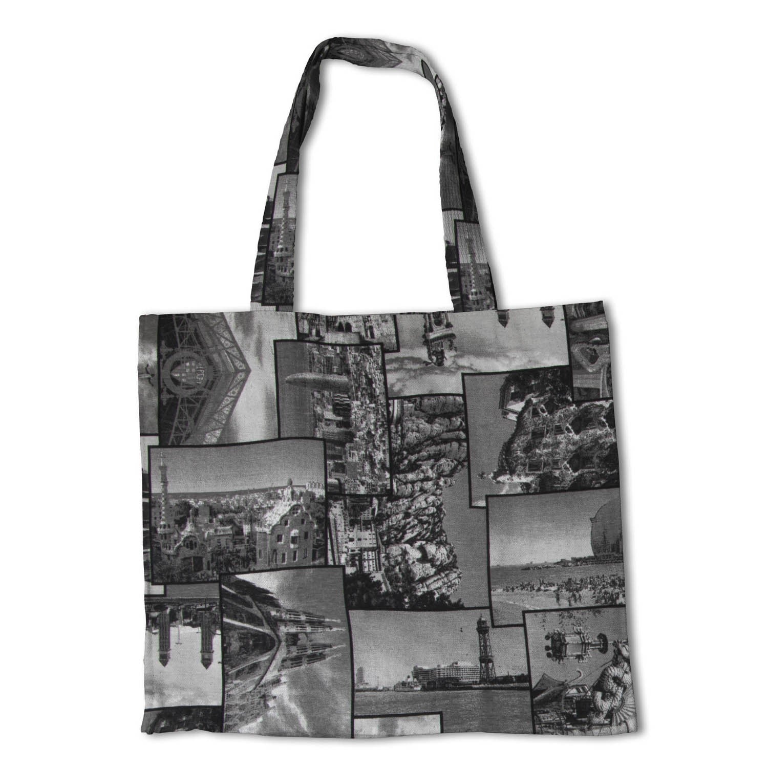 Lona Estampada Barcelona Cinza - Ribes y Casals