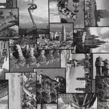 Lona Estampada Barcelona Cinza - Ribes y Casals