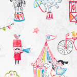 Lona Estampada Circus Branca - Ribes y Casals