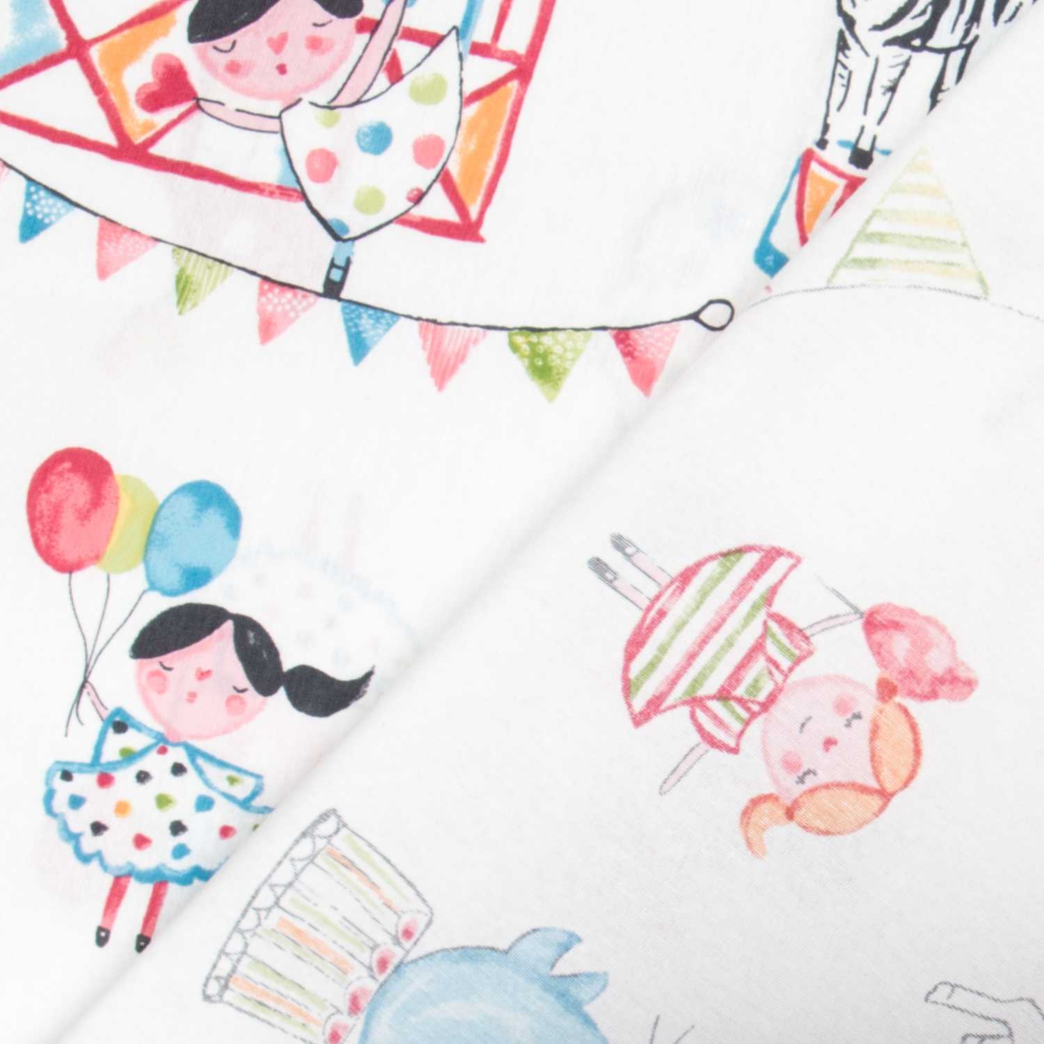 Lona Estampada Circus Branca - Ribes y Casals