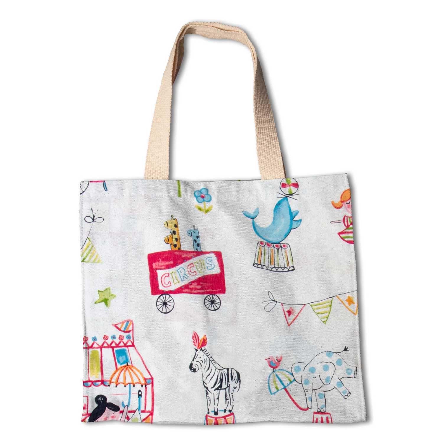 Lona Estampada Circus Branca - Ribes y Casals