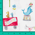 Lona Estampada Circus Branca - Ribes y Casals