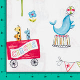 Lona Estampada Circus Branca - Ribes y Casals