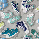 Lona Estampada Converse Cinza - Ribes y Casals