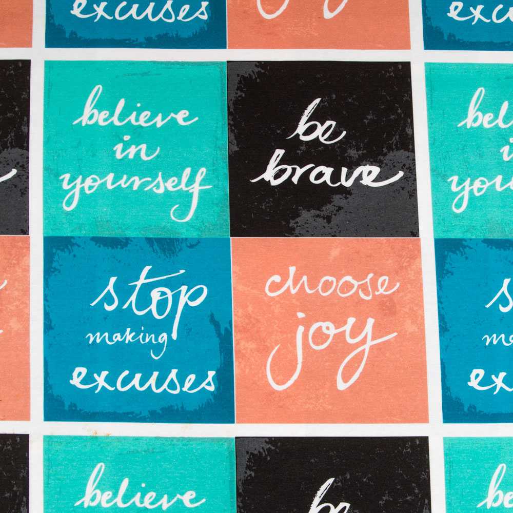 Lona quadriculada laranja-verde - Ribes y Casals