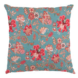 Lona Estampada Delhi Verde Água - Ribes y Casals