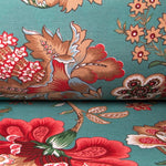 Lona Estampada Delhi Verde Água - Ribes y Casals