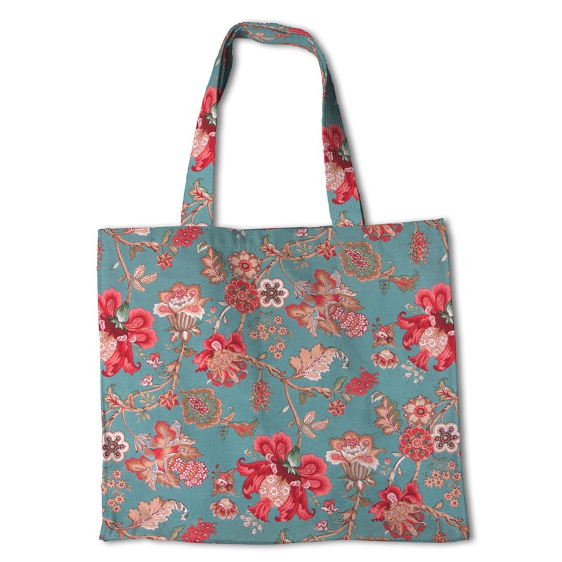 Lona Estampada Delhi Verde Água - Ribes y Casals