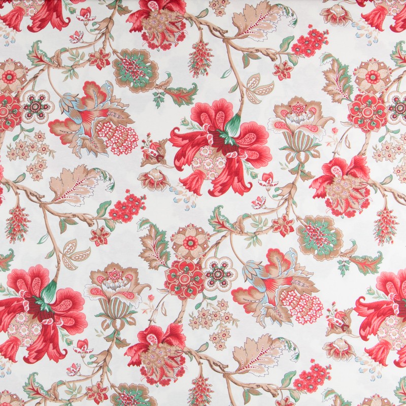 Lona Estampada Delhi Cru - Ribes y Casals