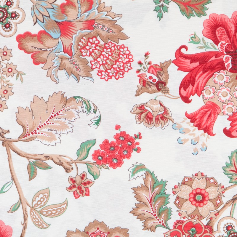 Lona Estampada Delhi Cru - Ribes y Casals