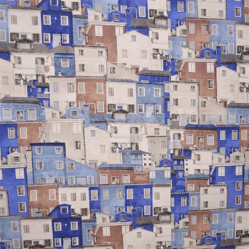 Lonita Prédios Azul Marrom - Ribes y Casals