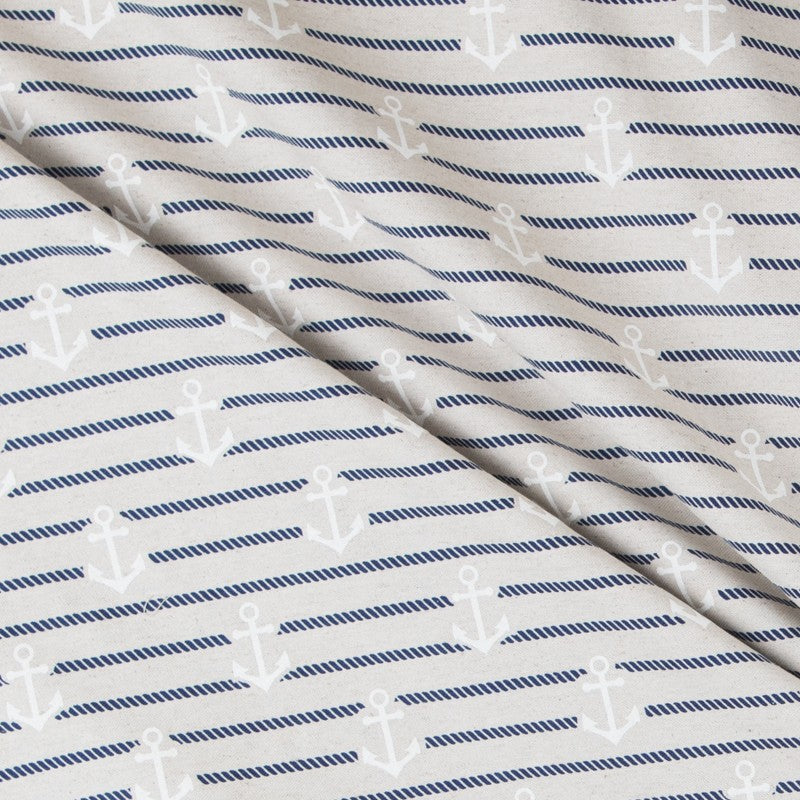 Lona Estampada Ananáses Branca - Ribes y Casals